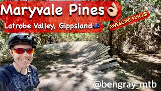 MTB Maryvale Pines Gippsland Victoria [upl. by Airdnaxila]