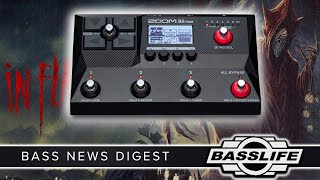 Bassweek 3 Zoom B2 Four bass processor Ibanez EHB1005F bass Flea podcast Flanger X Foregone [upl. by Fiedling]