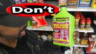 Will Head Gasket Block Repair sealer FIX your car You may not have a BLOWN HEAD GASKET DO THIS [upl. by Ahter]