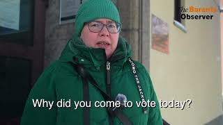 Russian citizens in Kirkenes participate in a vote set to confirm Putins fifth term [upl. by Okeim]