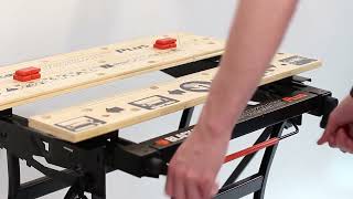 How to Assemble the BLACK amp DECKER™ Workmate® Plus Work Bench [upl. by Vardon137]