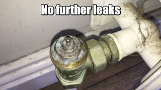 How I fixed a leaking radiator thermostatic valve [upl. by Stag471]