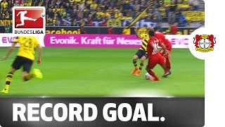 The Fastest Goal in Bundesliga History  Bellarabi Scores after 9 Seconds [upl. by Bobseine806]