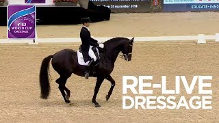 RELIVE  Dressage Grand Prix Amsterdam  FEI World Cup™ Dressage 201718 [upl. by Paapanen]