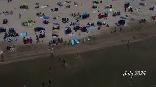 🇨🇦 Worlds longest fresh water beach Wasaga Beach july 2024 🇨🇦 [upl. by Karalee176]