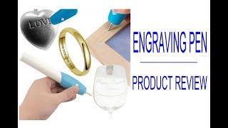 Engraving Pen  Product Review [upl. by Aramaj904]