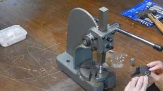 How to Make a Snap and Rivet Setter from an Arbor Press and Dies [upl. by Gessner]