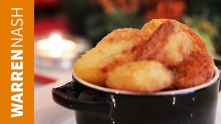 Roast Potatoes Recipe  Secret ingredient for extra crispness  Recipes by Warren Nash [upl. by Enotna]