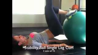 Jennifer Stano Mini Workout [upl. by Anahsor]