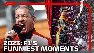 The Funniest Moments Of The 2023 F1 Season [upl. by Annam506]