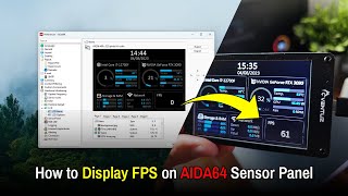 How to Display FPS on AIDA64 Sensor Panel [upl. by Arinay388]