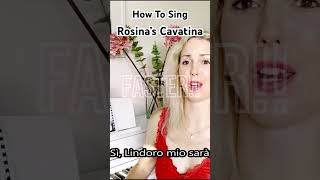 How To Sing Rosina’s Cavatina  Coloratura Technique howtosingopera coloratura [upl. by Russ477]