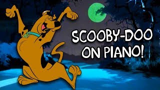 SCOOBYDOO WHERE ARE YOU  Piano Tutorial [upl. by Alexandros441]