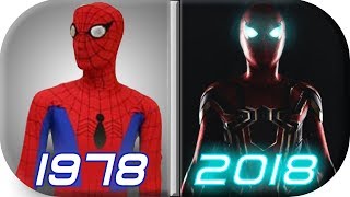 EVOLUTION of SPIDERMAN in Movies 19782018 Spiderman history infinity war [upl. by Mattias]