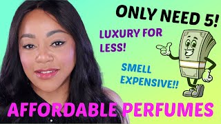 THE ONLY 5 AFFORDABLE FRAGRANCES YOU NEED BEST AFFORDABLE FRAGRANCES FOR WOMEN PAY UNDER 60 [upl. by Kennie]