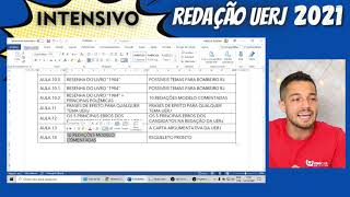 TOUR PELA PLATAFORMA  REDAÇÃO UERJ 2021  PROF VINÍCIUS OLIVEIRA [upl. by Yanal]