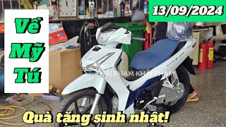 Honda WAVE 125I NK Thái Lan làm quà tặng SINH NHẬT tại CH Mai Duyên Khải Phạm wave wave125 125i [upl. by Wilbur]