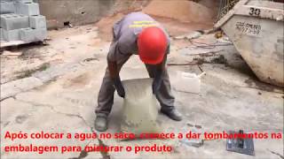 VIDEO CONCRETO ENSACADO RAPIDO [upl. by Howenstein]