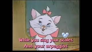 The Aristocats Scales and Arpeggios Sing Along Songs [upl. by Etiuqal]