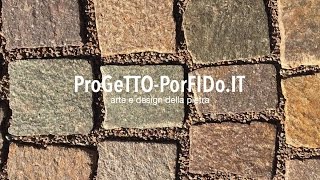 Come si posano i cubetti di porfido per un pavimento drenante [upl. by Shreve]