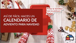 Cómo hacer un calendario adviento en Navidad [upl. by Nitreb]