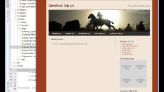 RubyRails 40  Lecture 529  Layouts and Navigation [upl. by Yerffoej]