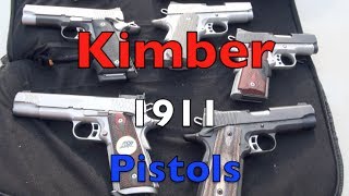 My Top Kimber 1911 Pistols [upl. by Ita]