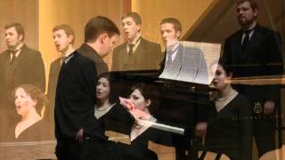 CWU Chamber ChoirGjeilo quotUbi Caritasquot with piano improv [upl. by Carlock347]