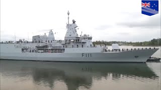 New Zealand Frigate Sails Home Following Upgrade [upl. by Atalie]