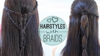 Hairstyles with braids [upl. by Joliet]