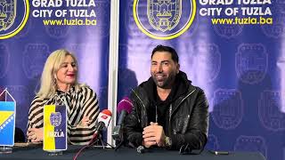 Mirza Hamzic  Gost na koncertu Halida Beslica u Tuzli [upl. by Idnerb]