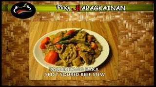 Pinoy Hapagkainan  KALDERETANG BAKA [upl. by Starlene]