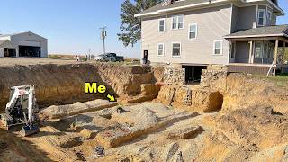 Restoring A 7000 Mansion Building The Movie Theatre Foundation Pt 2 [upl. by Northington804]