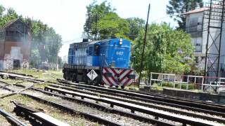 ALCo RSD39 667 liviana y fumanchera por Haedo 161113 [upl. by Ahsinut94]