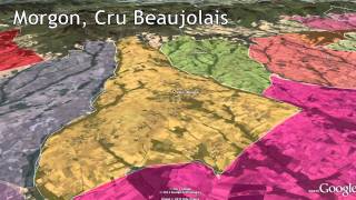 Beaujolais Crus tour with Google Earth [upl. by Halden590]