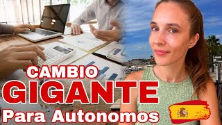 Llega CAMBIO gigante para AUTONOMOS en España [upl. by Esenahs]