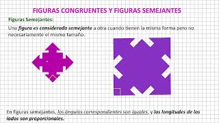 Figuras Congruentes y Figuras Semejantes [upl. by Ennahoj]