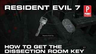 Resident Evil 7 How to Get the Dissection Room Key Video Walkthrough [upl. by Airdnat]