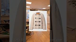 Making faux shearling coat PT2  DIY reversible wool jacket sewing [upl. by Conias]