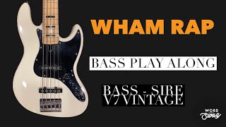 WHAM RAP  Wham  Bass Cover Notation amp TAB available in link [upl. by Yanehs]