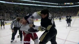 Brandon Dubinsky vs Sidney Crosby Feb 19 2015 [upl. by Simons]