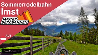 Sommerrodelbahn Imster Bergbahnen  Imst Österreich  Onride Alpine Coaster Wiegand 4K [upl. by Rudie]