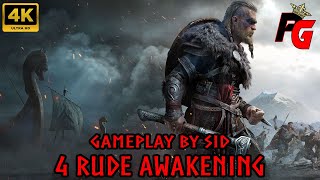 Assassins Creed Valhalla  4 Rude Awakening  4K Gameplay [upl. by Nnyleitak504]