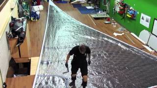 Technora Racing Membrane Repair  Around the Loft  January 16 2016 [upl. by Rivers]