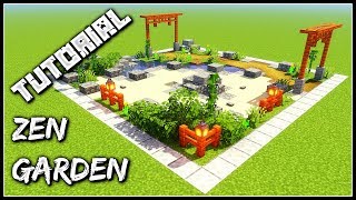 How To Build A Zen Garden  Minecraft Tutorial [upl. by Adao]