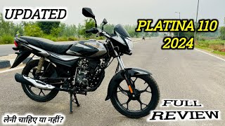 Bajaj Platina 110 Full Review  Bajaj Platina 110 Bike Mileage  Features  Platina vs Splender [upl. by Thrasher]