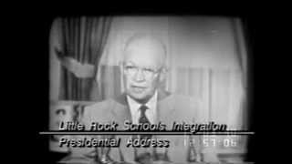 Eisenhower Address on Little Rock Integration Problem [upl. by Anelram]