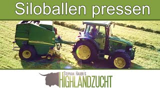 Siloballen pressen [upl. by Anawal168]