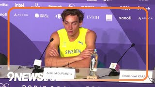 Armand Mondo Duplantis Talks World Record Representing Sweden [upl. by Lap]