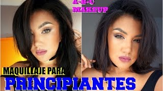 PRINCIPIANTES maquillaje basico COMPLETO  Makeup for BEGINNERS basic  auroramakeup [upl. by Pelmas]